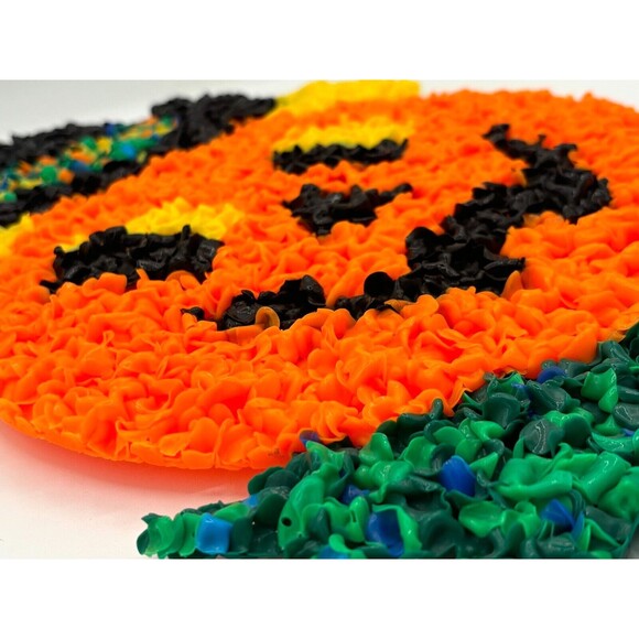 Halloween Popcorn Melt Jack O Lantern Witch Pumpkin Plast Kage USA Made 16" New - Picture 8 of 14